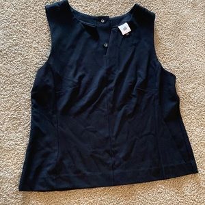 Black business casual top